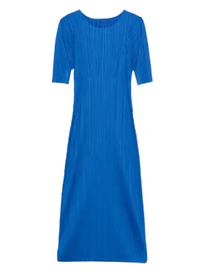 Pleats Please Issey Miyake MC October Midi Dress | Blue | FARFETCH