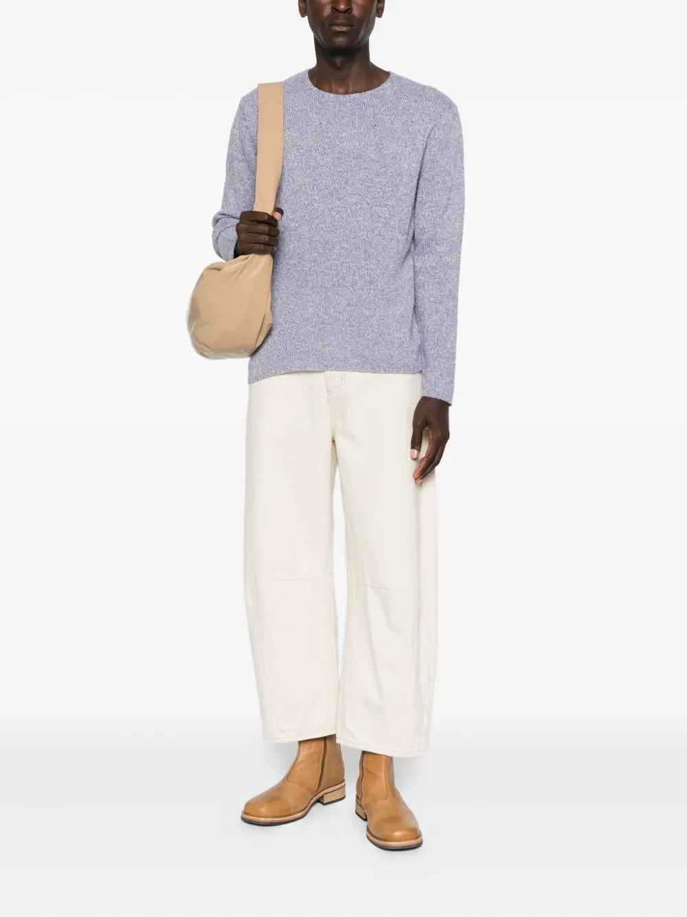 Auralee speckled sweater - Paars