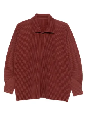HOMME PLISSÉ ISSEY MIYAKE ポロシャツ　長袖　size3 HOMME PLISSE ISSEY MIYAKE オム プリッセ イッセイミヤケ 23AW