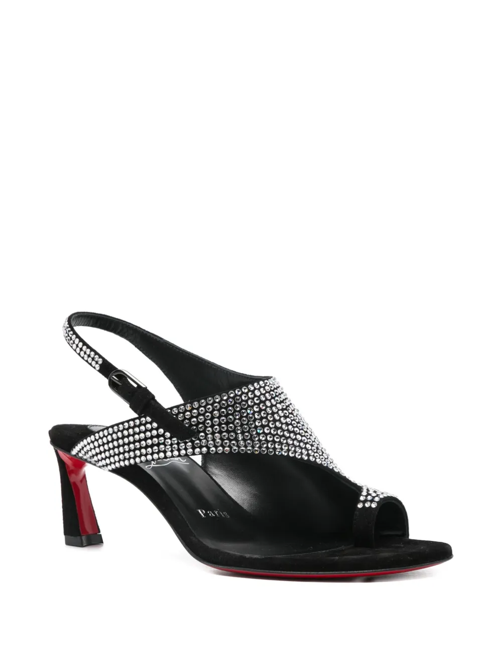 Christian Louboutin 55mm Viva Condora crystal-embellished slingback sandals | Heeled Sandals | Image 2