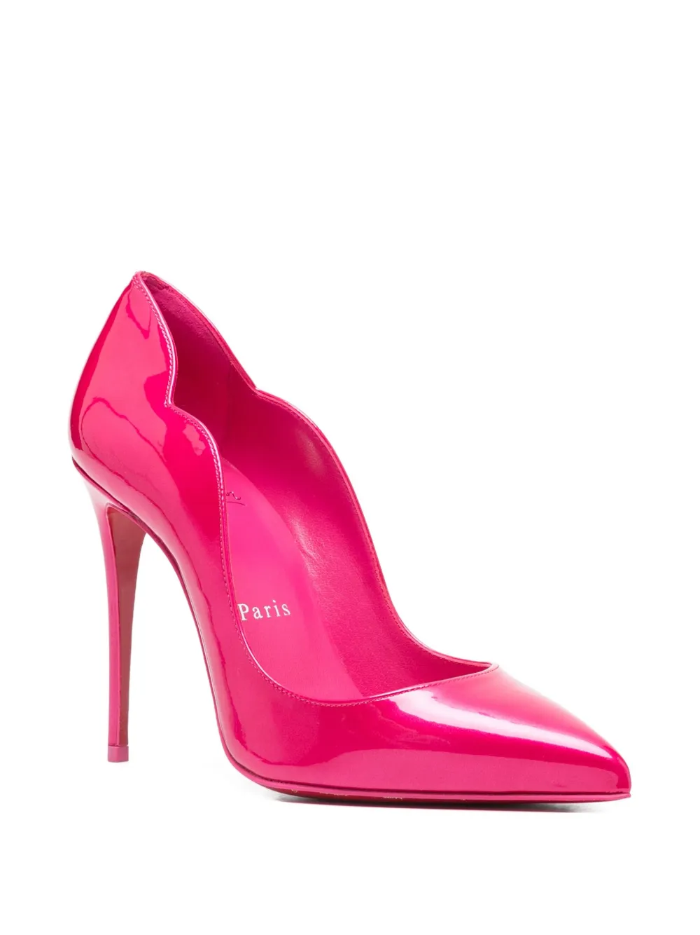 Christian Louboutin 100mm Hot Chick scalloped pumps | Heeled Pumps | Image 2