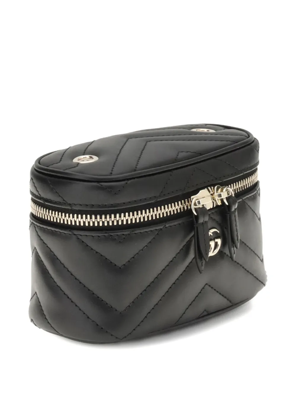 Gucci Women Gg Marmont Beauty Case Nano In Black