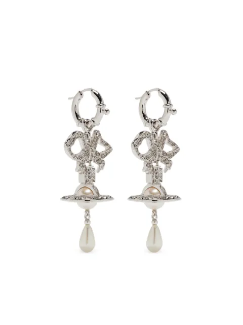 Vivienne Westwood aretes Rigoberta con perla