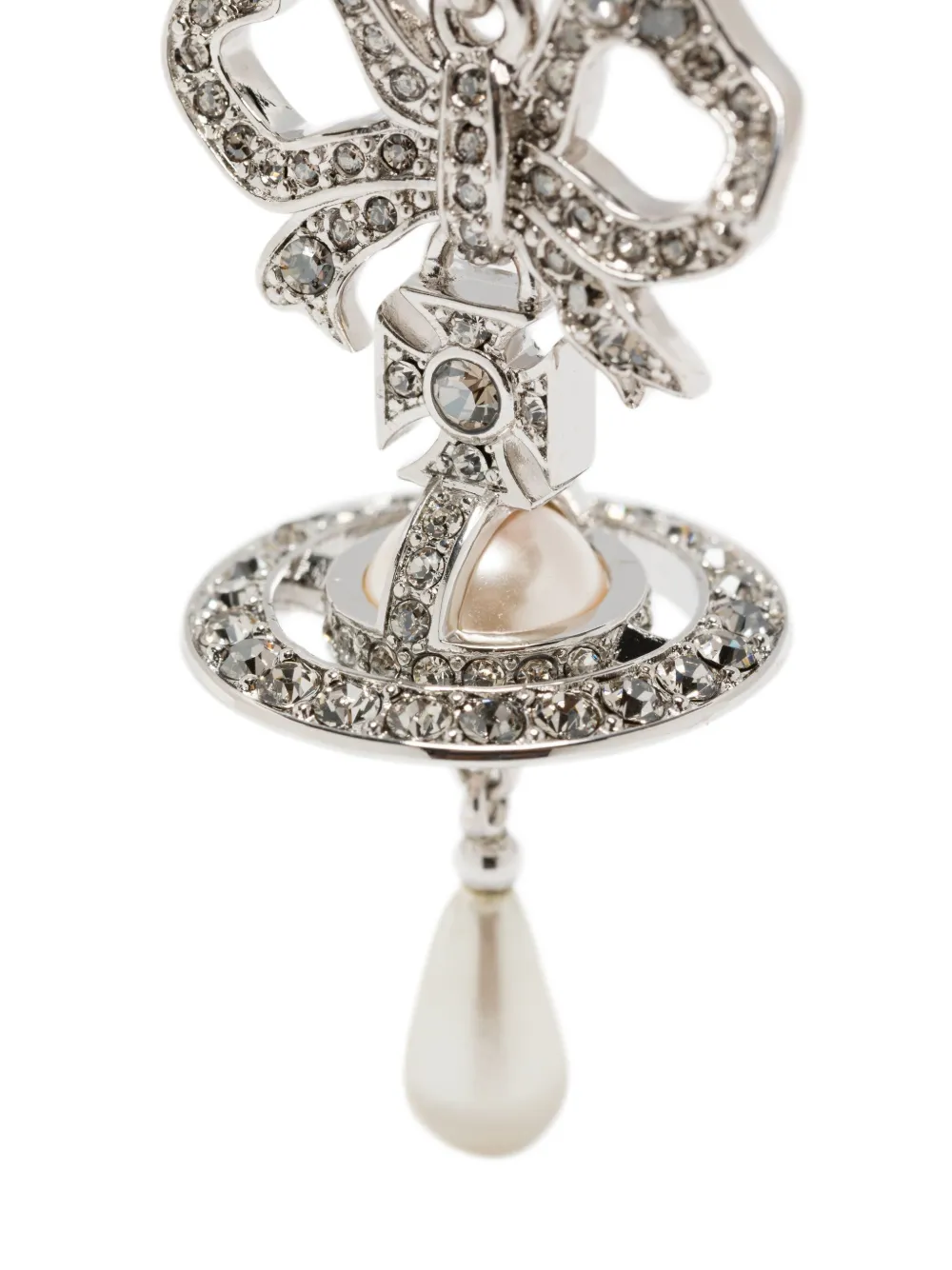 Vivienne Westwood パールピアス Vivienne Westwood Broken パール ピアス | ホワイト | FARFETCH JP