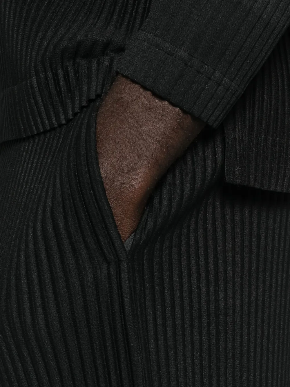 Issey Miyake Homme Plissé  Basics Trousers Clothing In Black