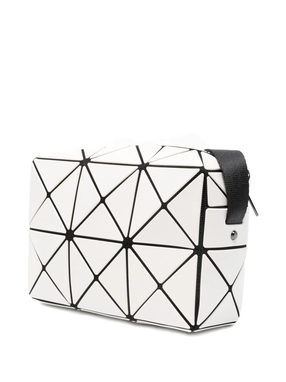 Bao Bao Issey Miyake Geometric-pattern Shoulder Bag In White