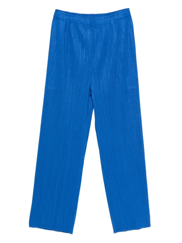 PLEATS PLEASE プリーツパンツ　Issey Miyake Pleats Please Issey Miyake プリーツ パンツ | ブルー | FARFETCH JP