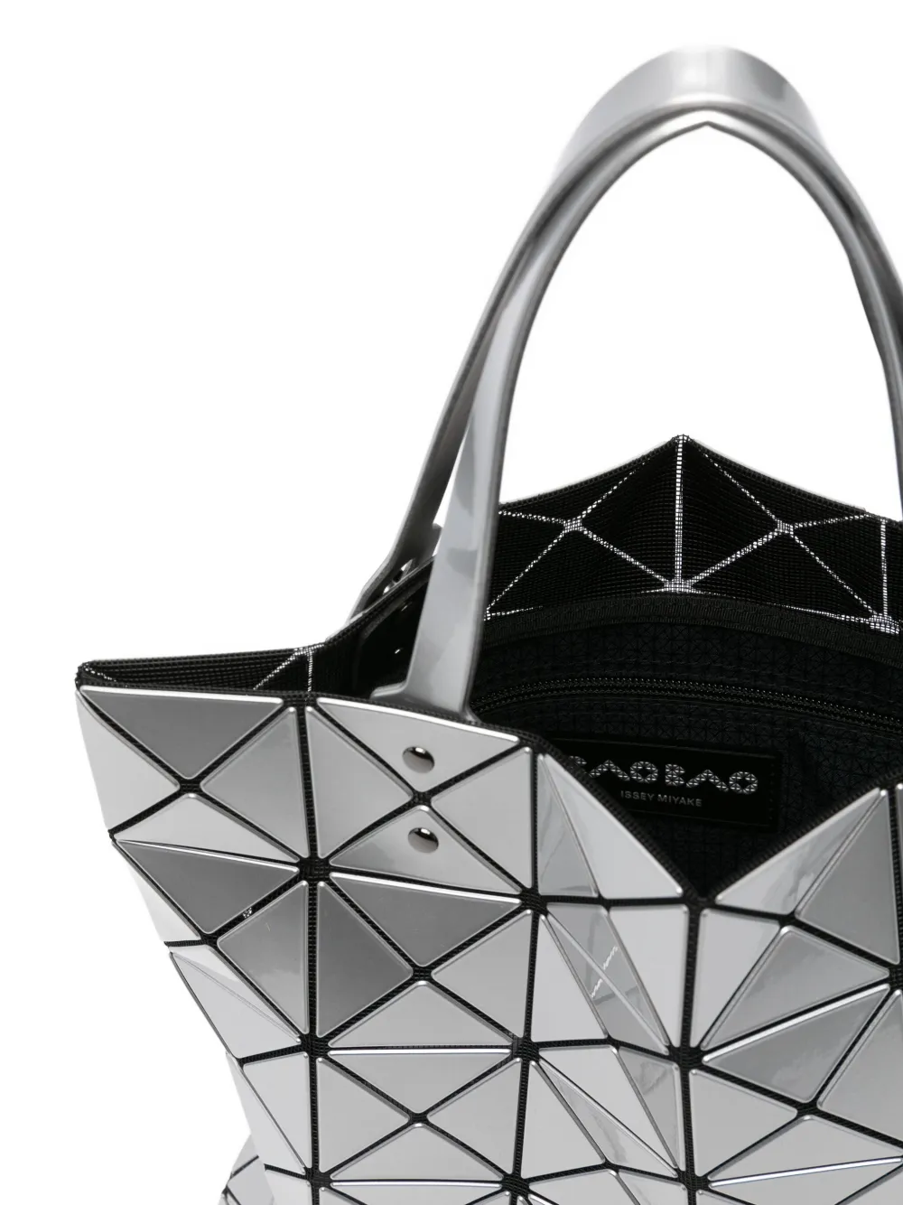 Bao Bao Issey Miyake Lucent Geometric-pattern Tote Bag In Gray