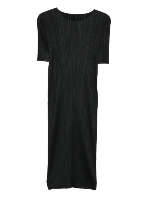 Pleats Please Issey Miyake vestido midi Monthly Colors: August