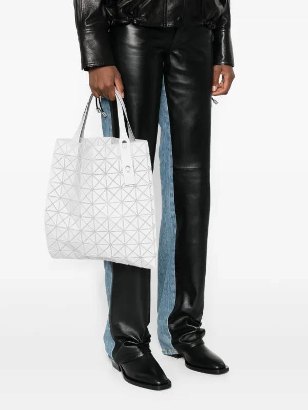 Bao Bao Issey Miyake Prism Plus geometric-pattern Tote Bag | Grey