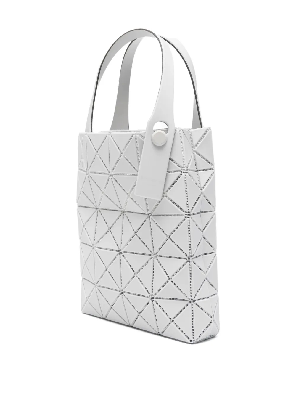 Bao Bao Issey Miyake Geometric-pattern Handbag In Gray