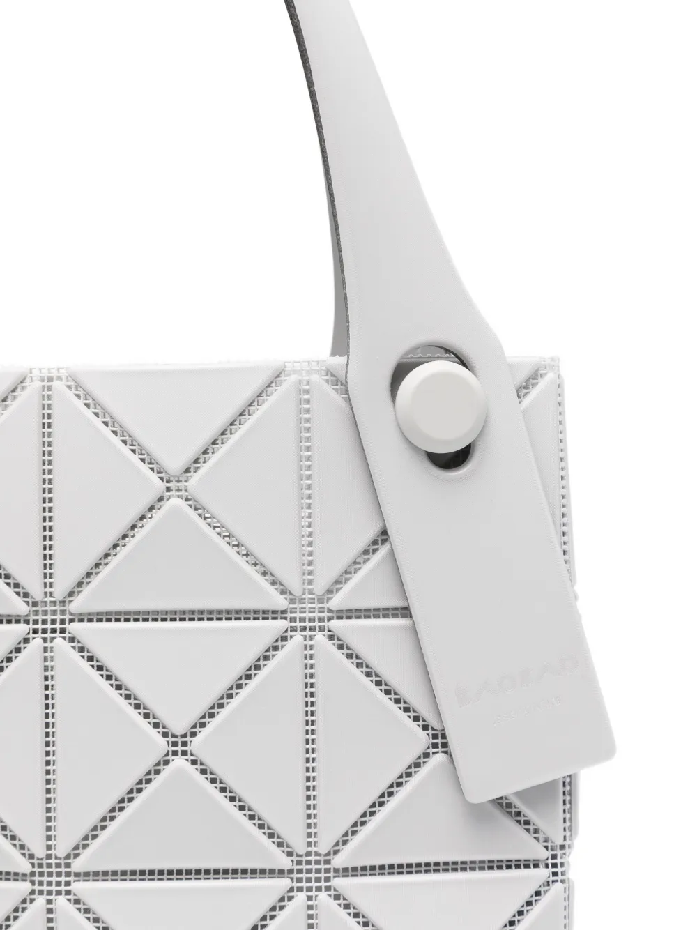 Bao Bao Issey Miyake Geometric-pattern Handbag In Gray