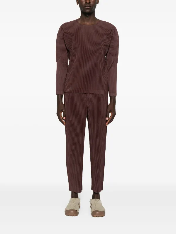 HOMME PLISSE ISSEY MIYAKE プリーツクロップドパンツ HOMME PLISSE ISSEY MIYAKE イッセイミヤケオムプリッセ