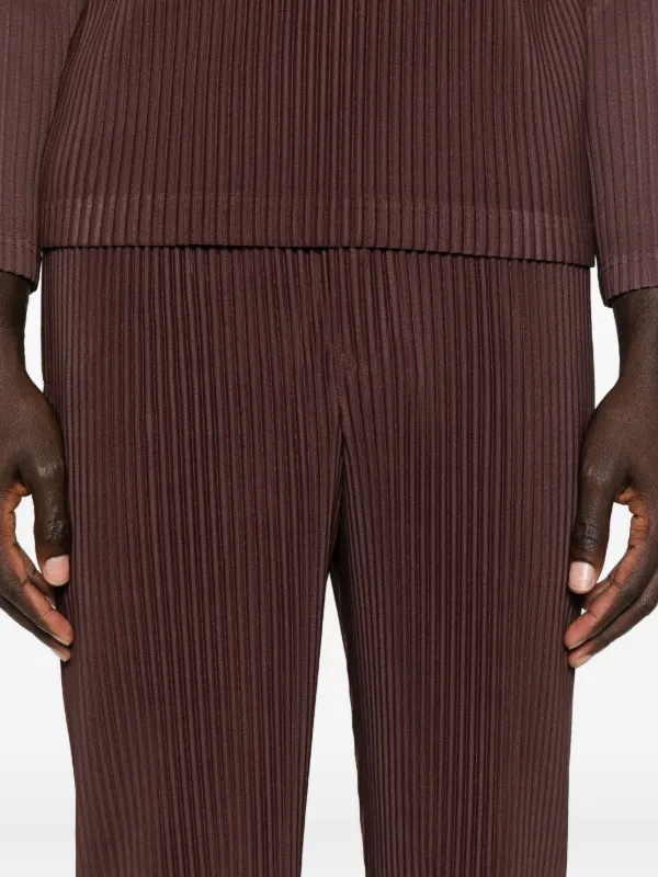 Homme Plissé Issey Miyake プリーツ クロップドパンツ