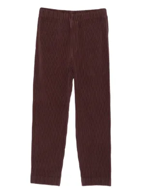 Homme Plissé Issey Miyake Quarry カーゴパンツ | レッド | FARFETCH JP
