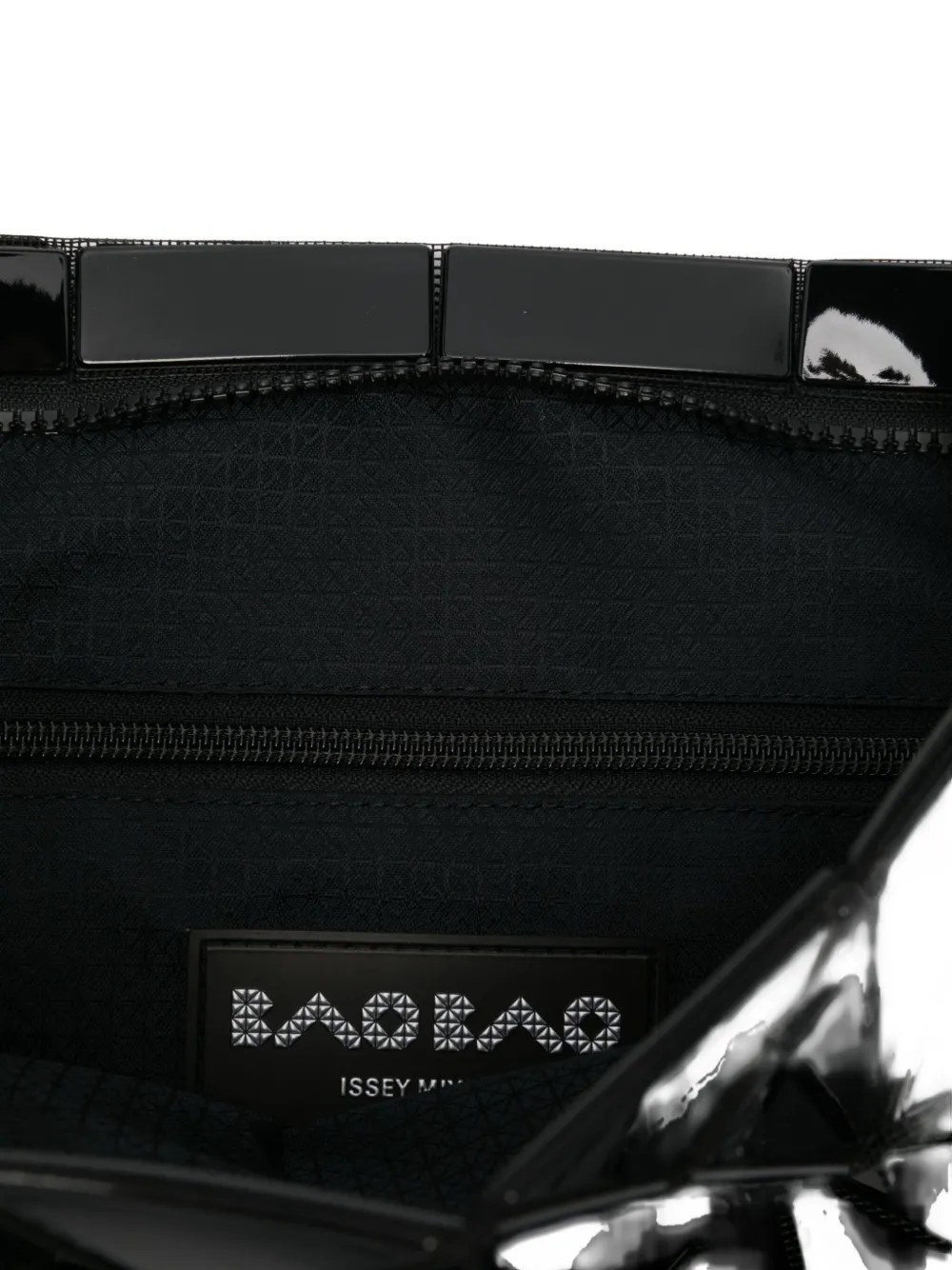 Bao Bao Issey Miyake Geometric-pattern Shoulder Bag In Black