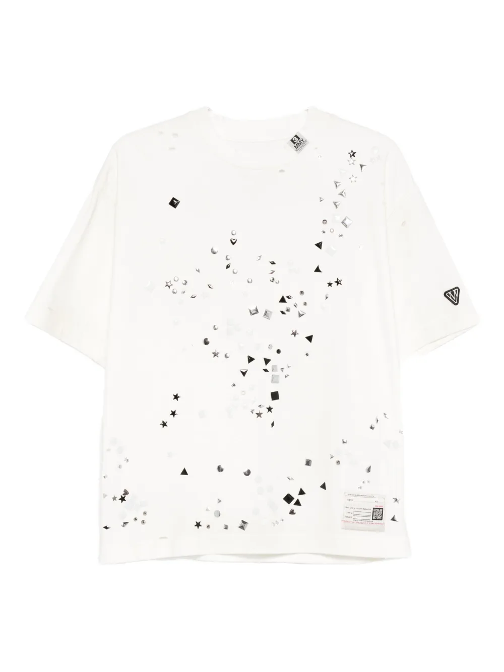 Maison MIHARA YASUHIRO ダメージ Tシャツ - ホワイト