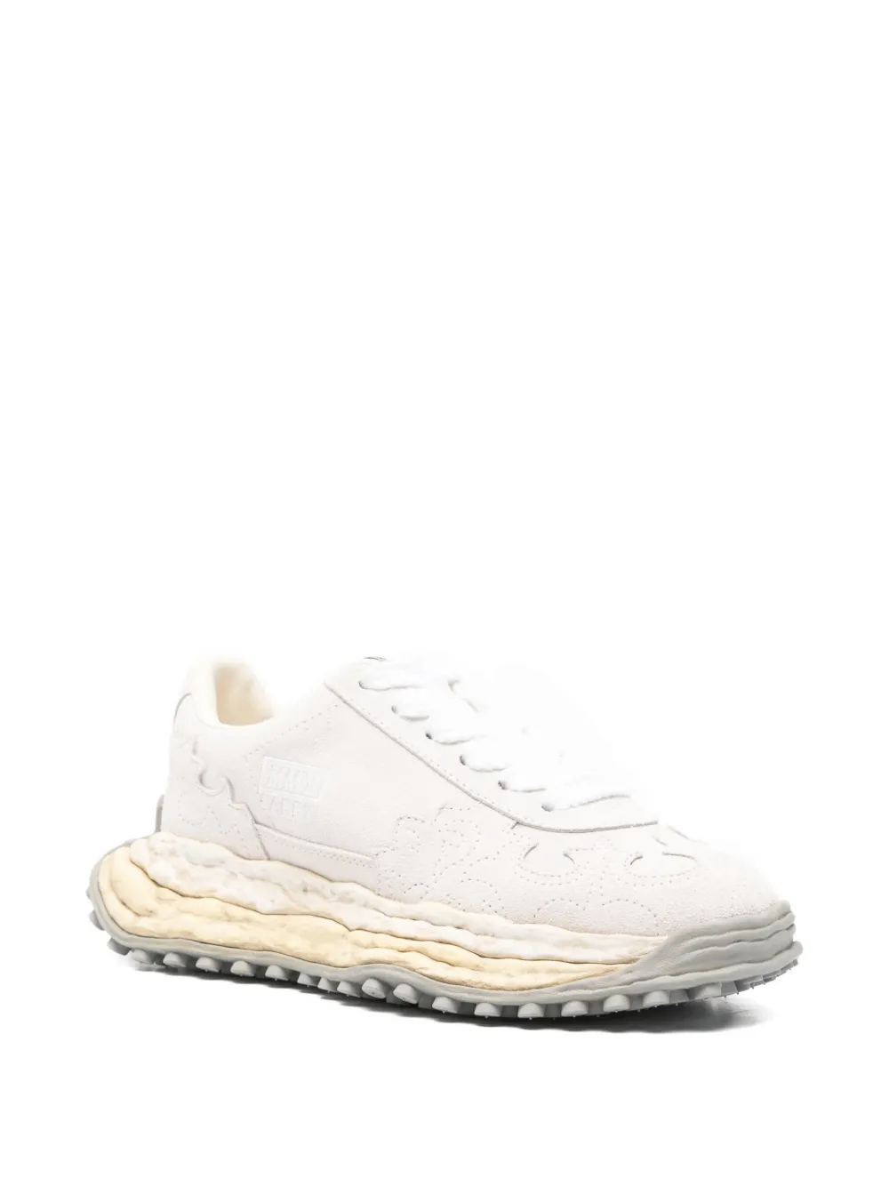 Maison MIHARA YASUHIRO Larry sneakers met vlakken Wit