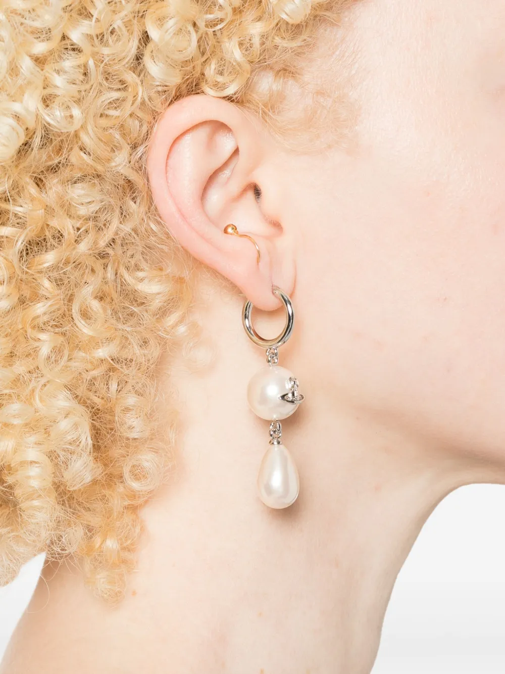 Vivienne Westwood Martha oorbellen - Zilver