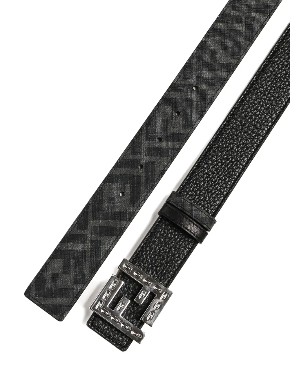 FENDI logo-buckle reversible belt - F0GXN