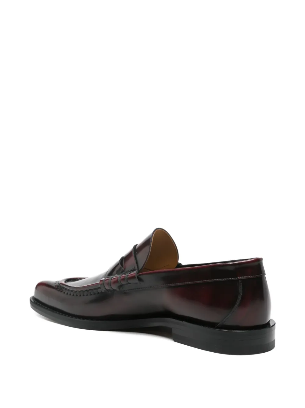 Vivienne Westwood Leather Penny Loafers In Red