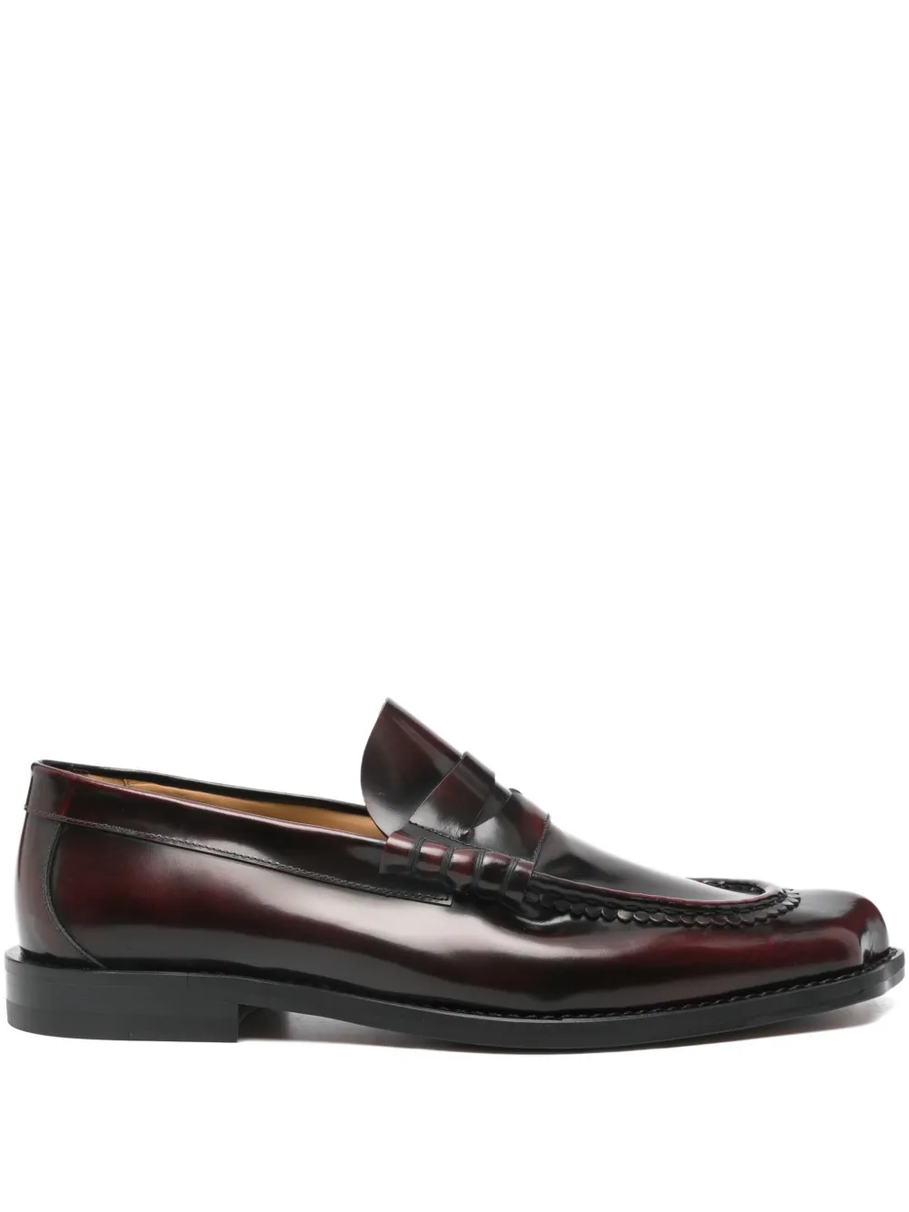 Vivienne Westwood Leather Penny Loafers In Red