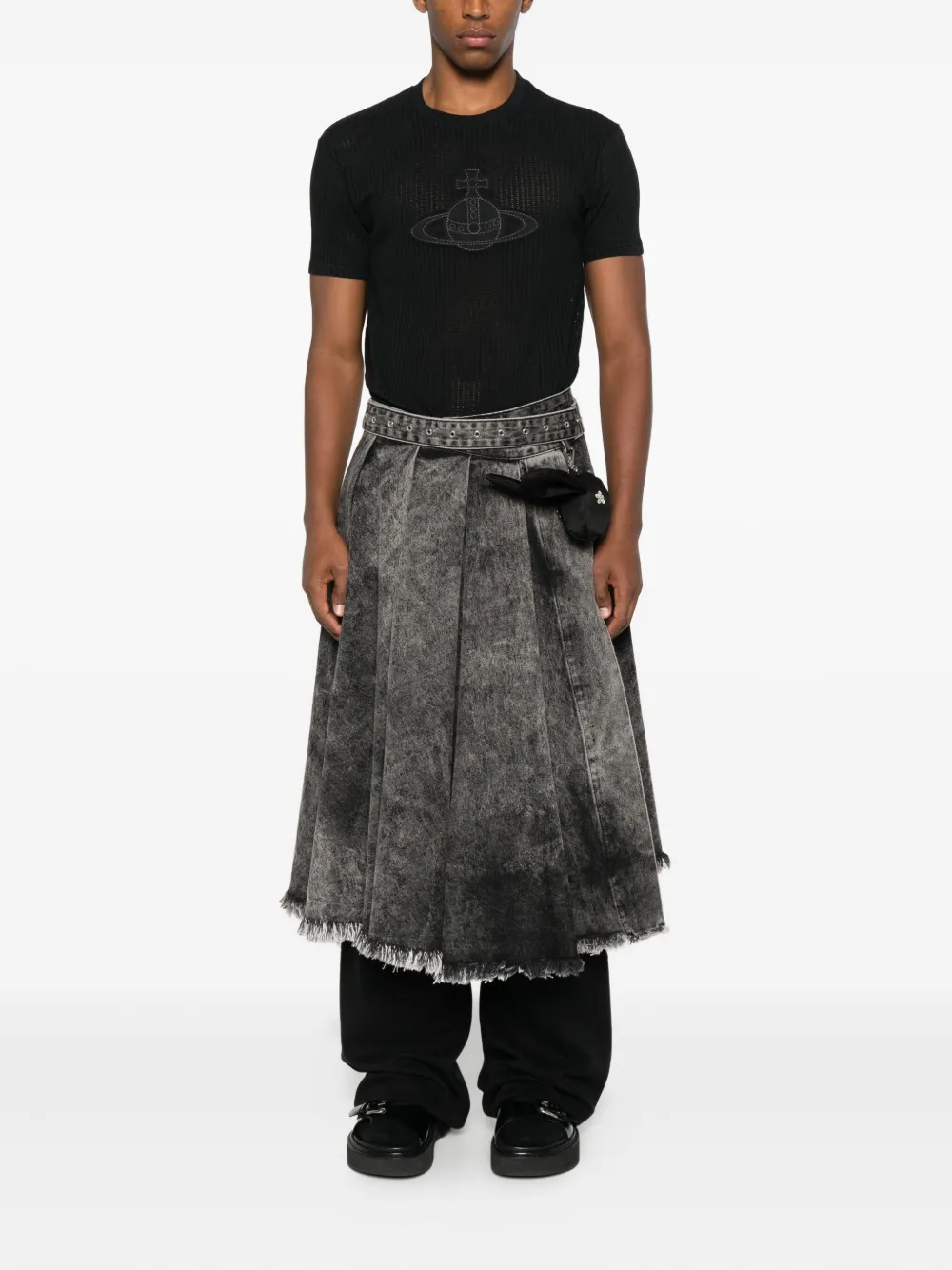 Vivienne Westwood orb-embellished ribbed T-shirt | T-Shirts | Image 2