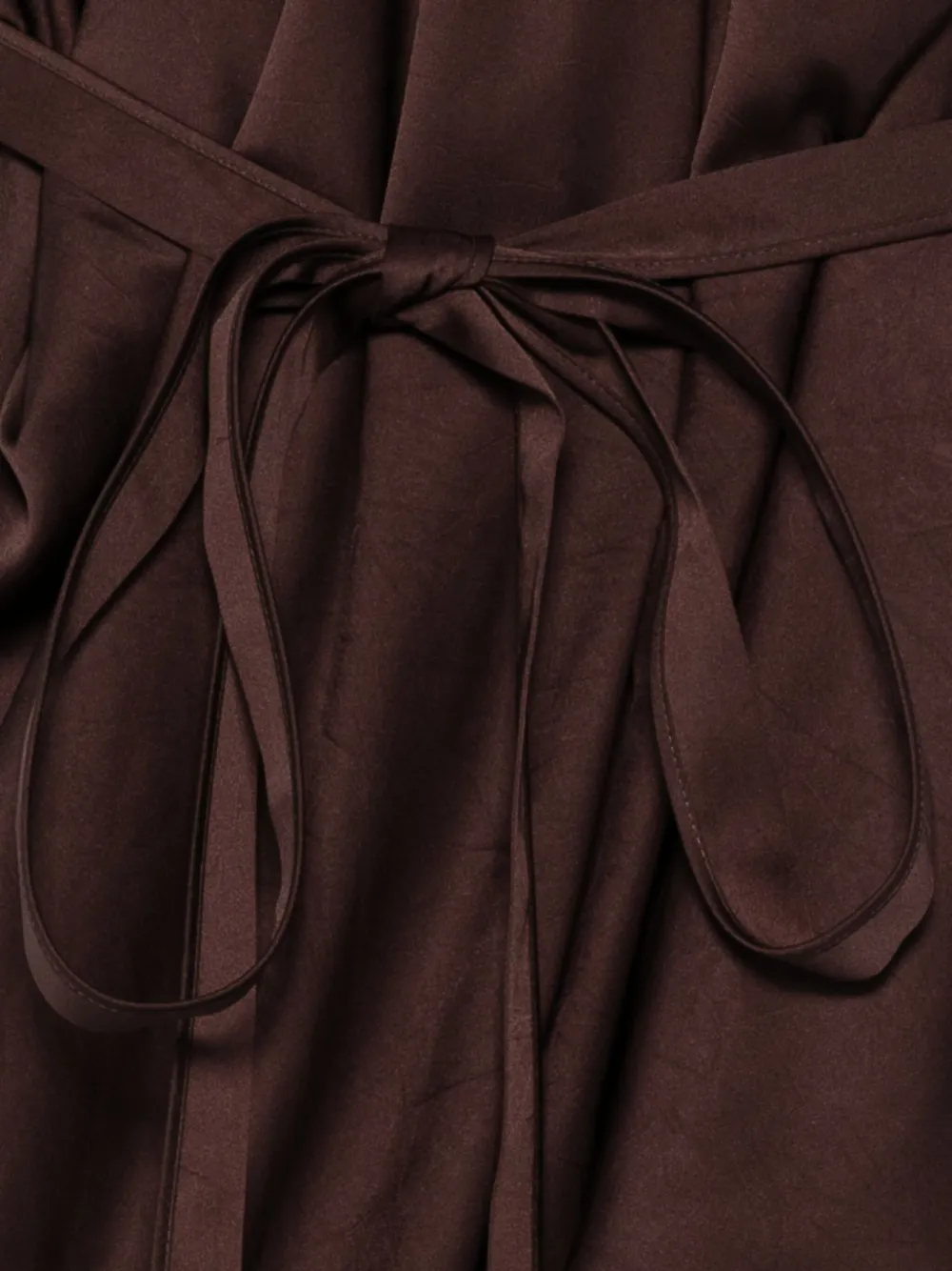 Vivienne Westwood Mini-jurk met gedrapeerde taille Bruin