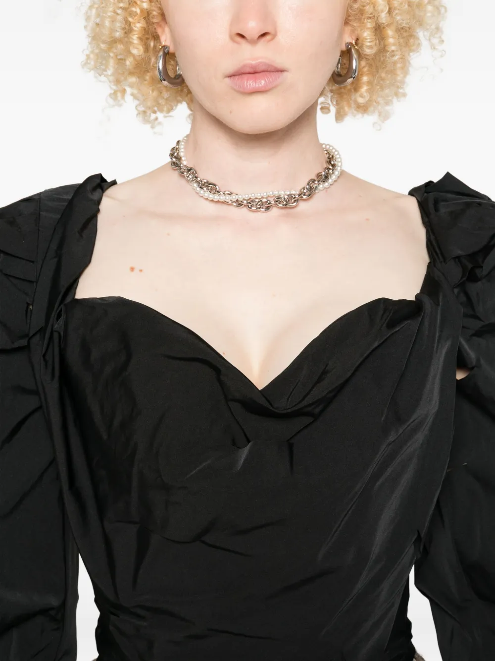 Vivienne Westwood Top met pofmouwen Zwart