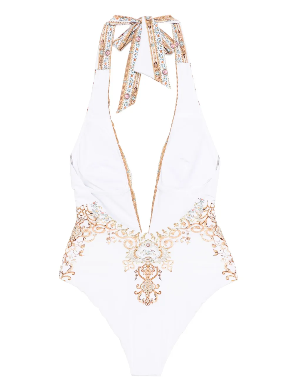 Camilla halterneck embellished swimsuit | One-Pieces | Image 2