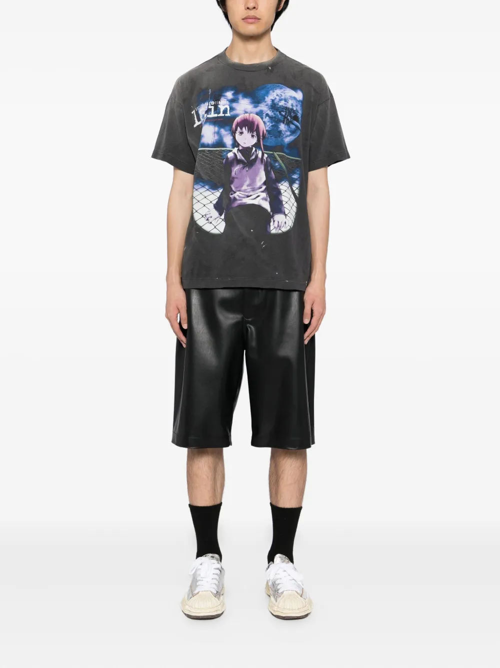 SAINT MXXXXXX T-shirt met grafische print - Grijs