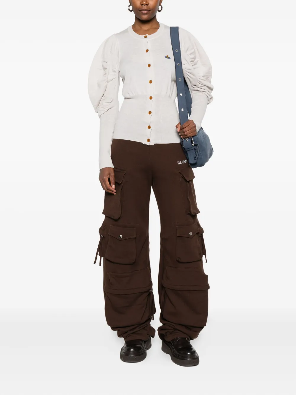 Vivienne Westwood puff-sleeve buttoned cardigan | Cardigans | Image 2