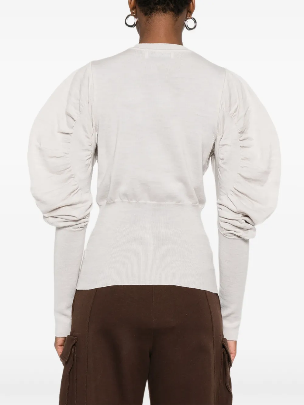 Vivienne Westwood Vest met pofmouwen en knopen Grijs