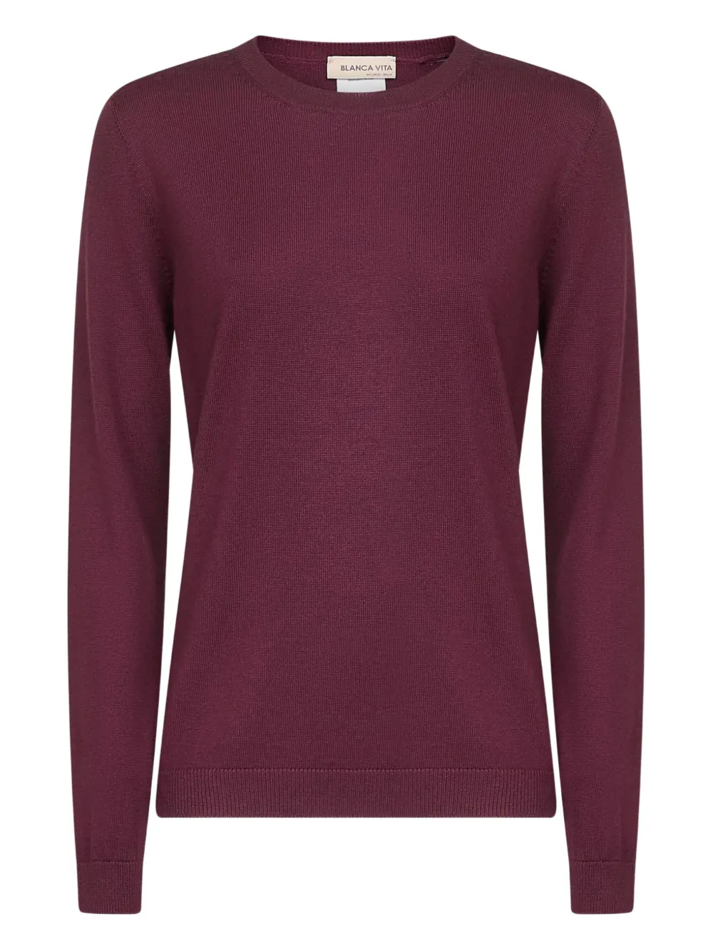 Blanca Vita crew-neck sweater | 紫色 | Image 1