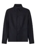Jil Sander patch-pocket snap-button shirt - Blue
