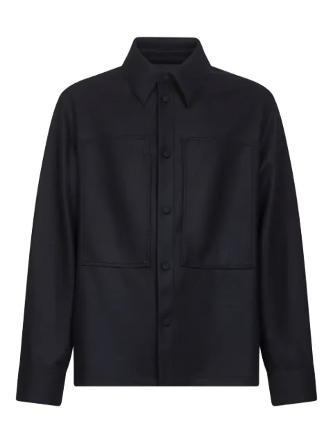 Jil Sander patch-pocket snap-button shirt