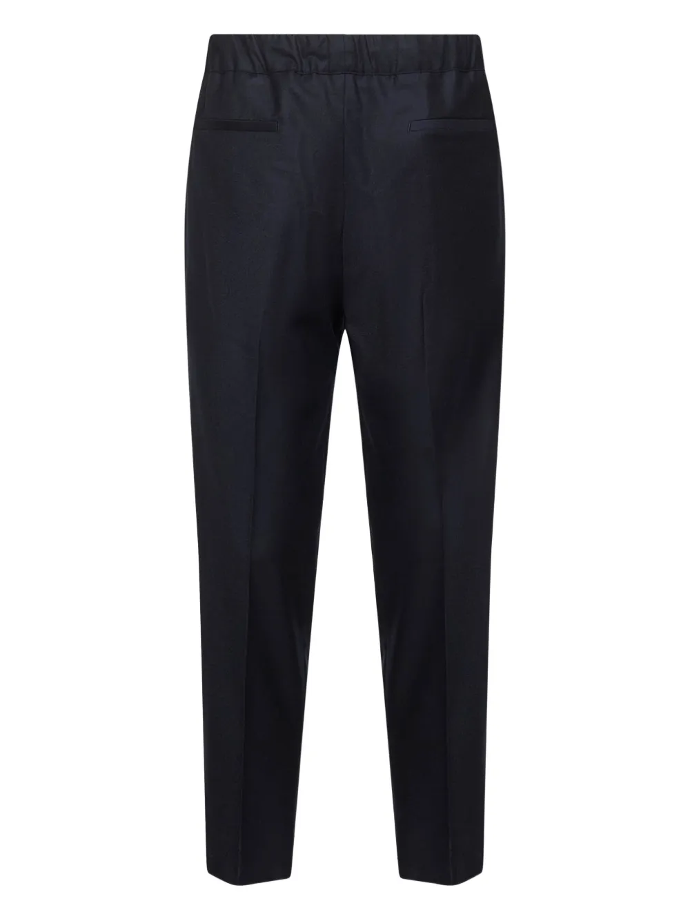 D4.0 elasticated-waistband pleated trousers - Blauw