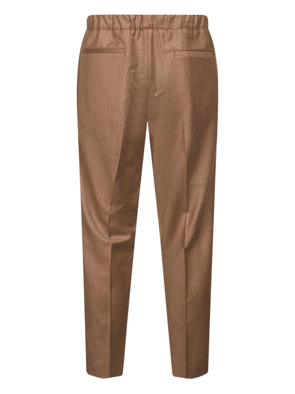 D4.0 elasticated-waistband pleated trousers - Bruin