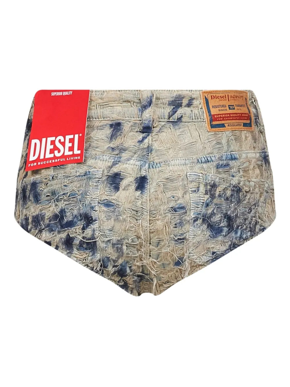 Diesel frayed denim shorts | Short Shorts | Image 2