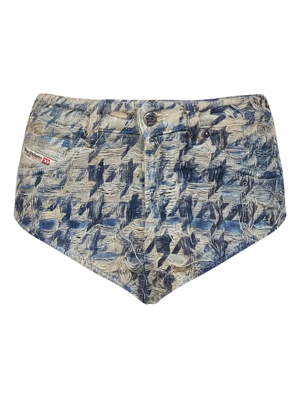 Diesel frayed denim shorts | Blue | Image 1