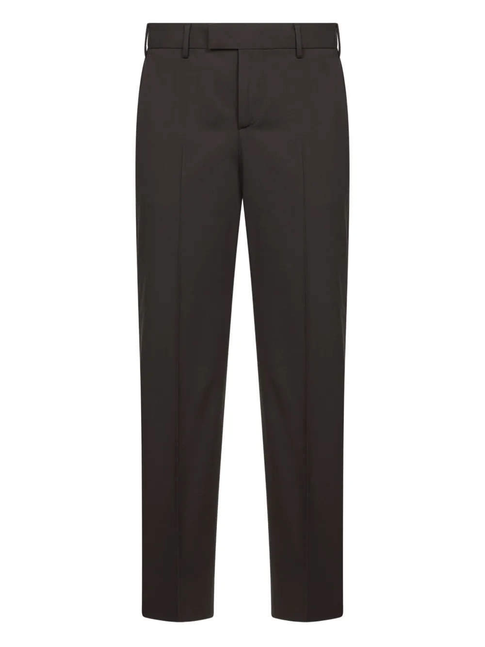 Pt Torino Wool-blend Trousers In Brown