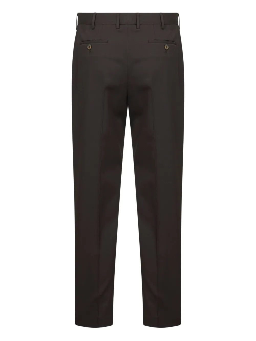 Pt Torino Wool-blend Trousers In Brown
