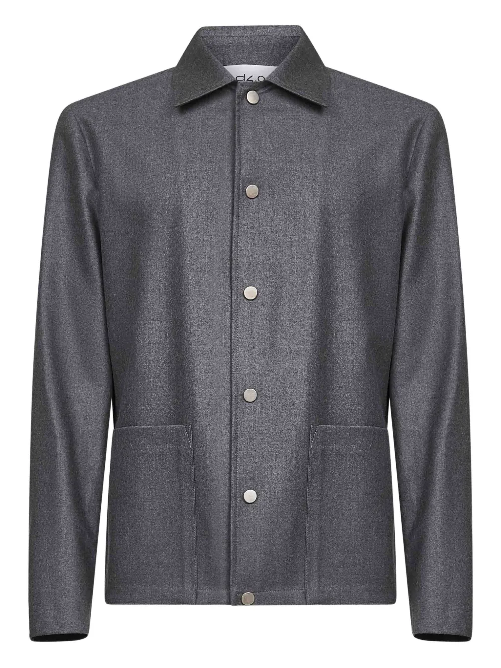 D4.0 snap-button patch-pocket jacket - グレー D4.0 snap-button patch-pocket jacket - グレー