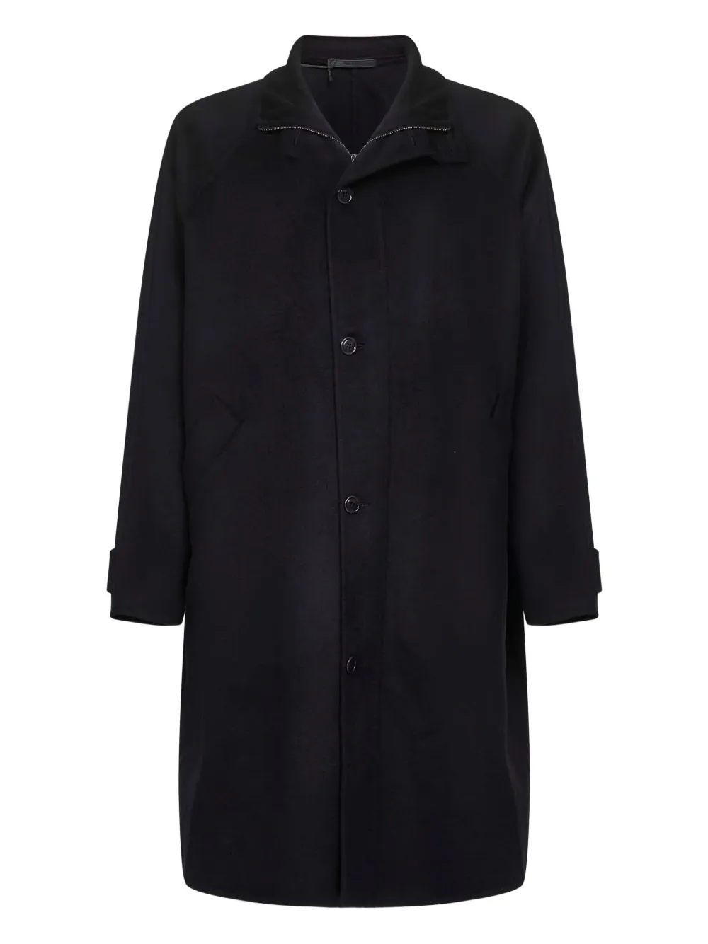 Giorgio Armani buttoned coat - ブルー Giorgio Armani buttoned coat - ブルー