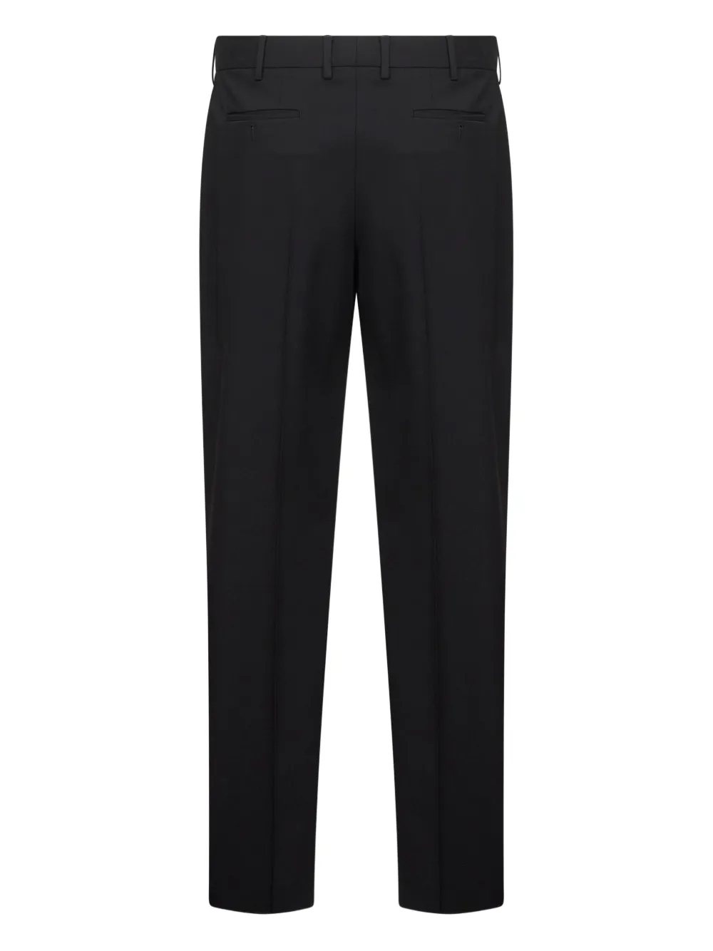Pt Torino Wool-blend Trousers In Black