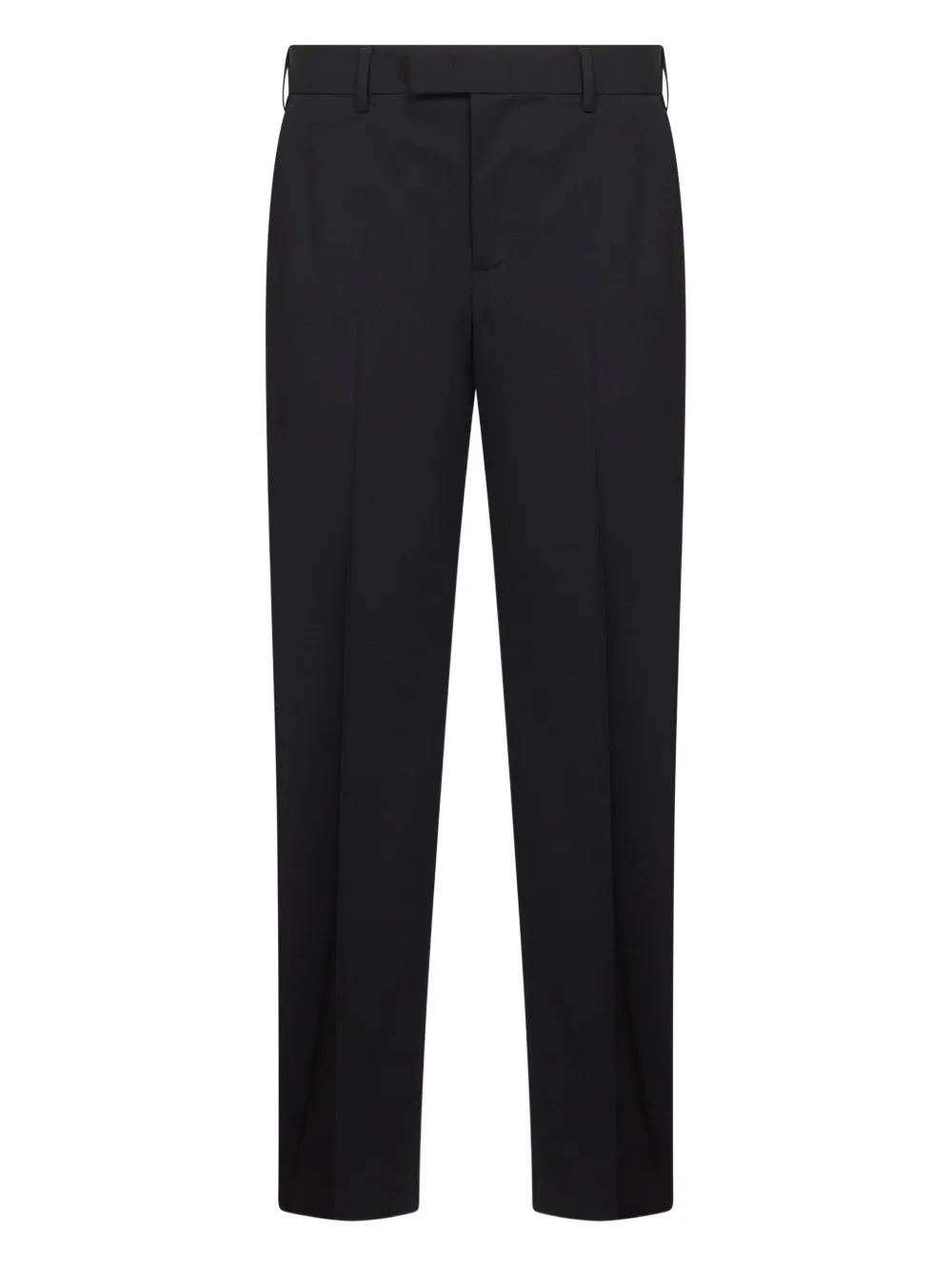 Pt Torino Wool-blend Trousers In Black