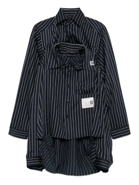 Maison MIHARA YASUHIRO layered pinstripe shirt