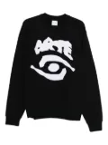 Arte Antwerp embroidered-eye sweatshirt - Black