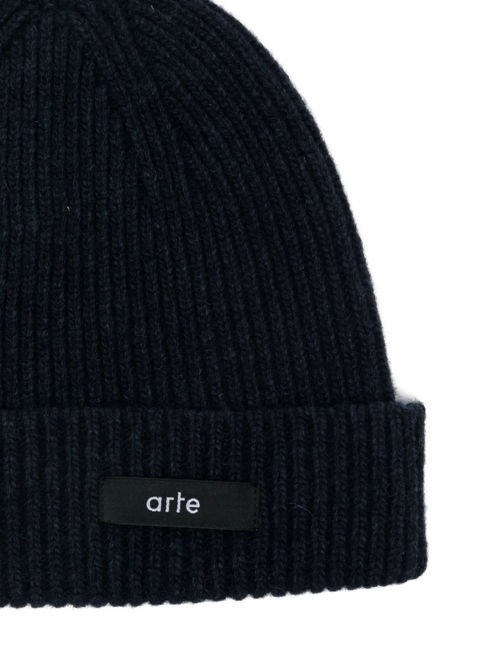 Arte Antwerp Ribbed-knit Beanie Hat In Blue