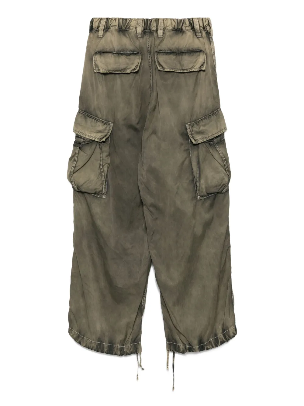 Maison MIHARA YASUHIRO drastring-fastening cargo trousers | Straight-Leg Pants | Image 2